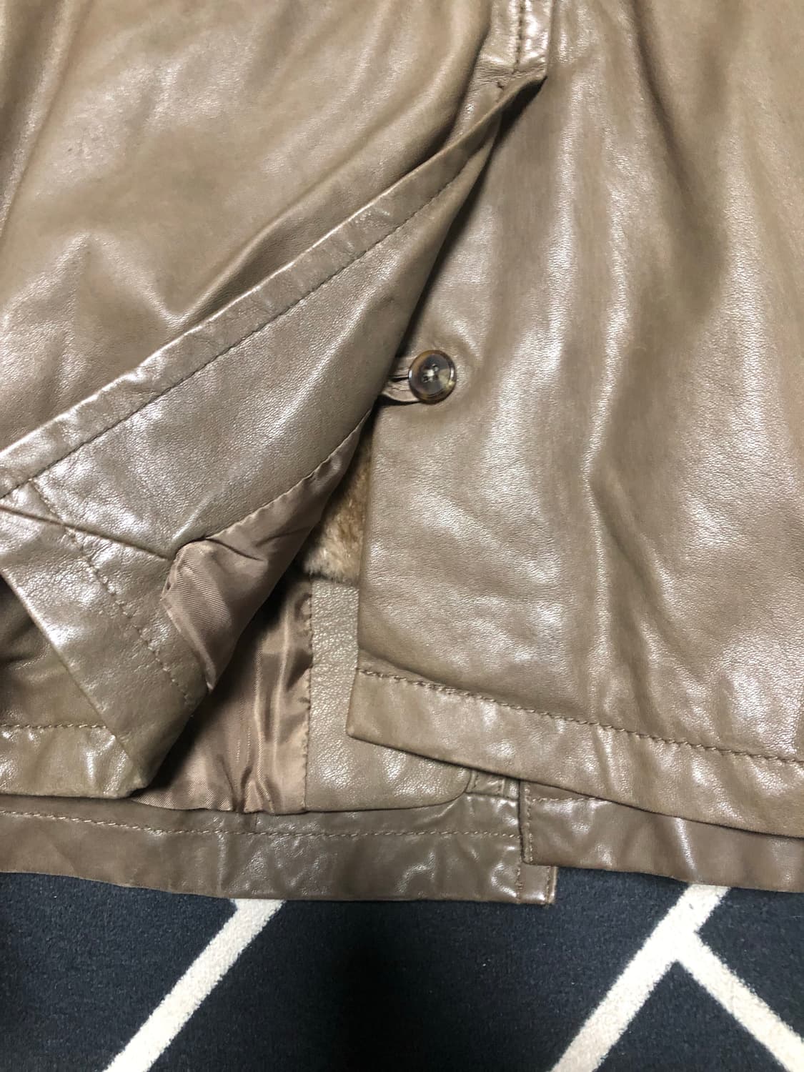 (90%할인중)타임옴므 리얼양가죽 무스탕 코트/발망 몽클레어 톰포드 톰브 상품이미지6