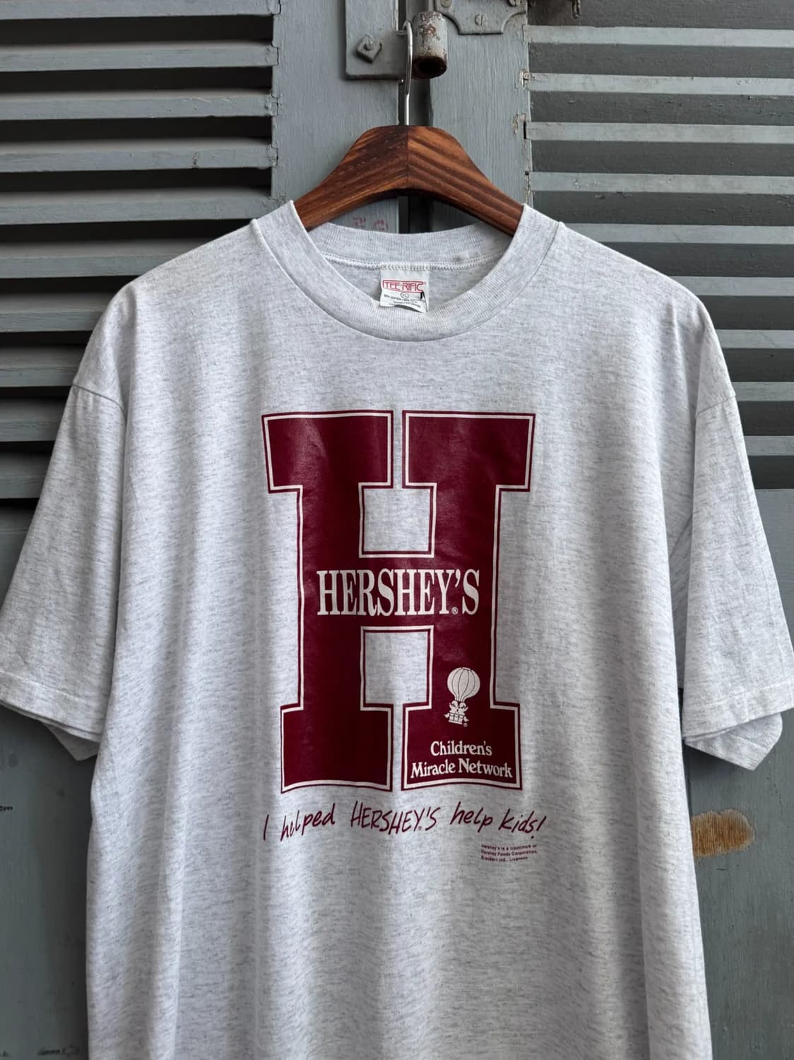 [XL]90's HERSHEY'S Made in USA 프로모 티셔츠 상품이미지1