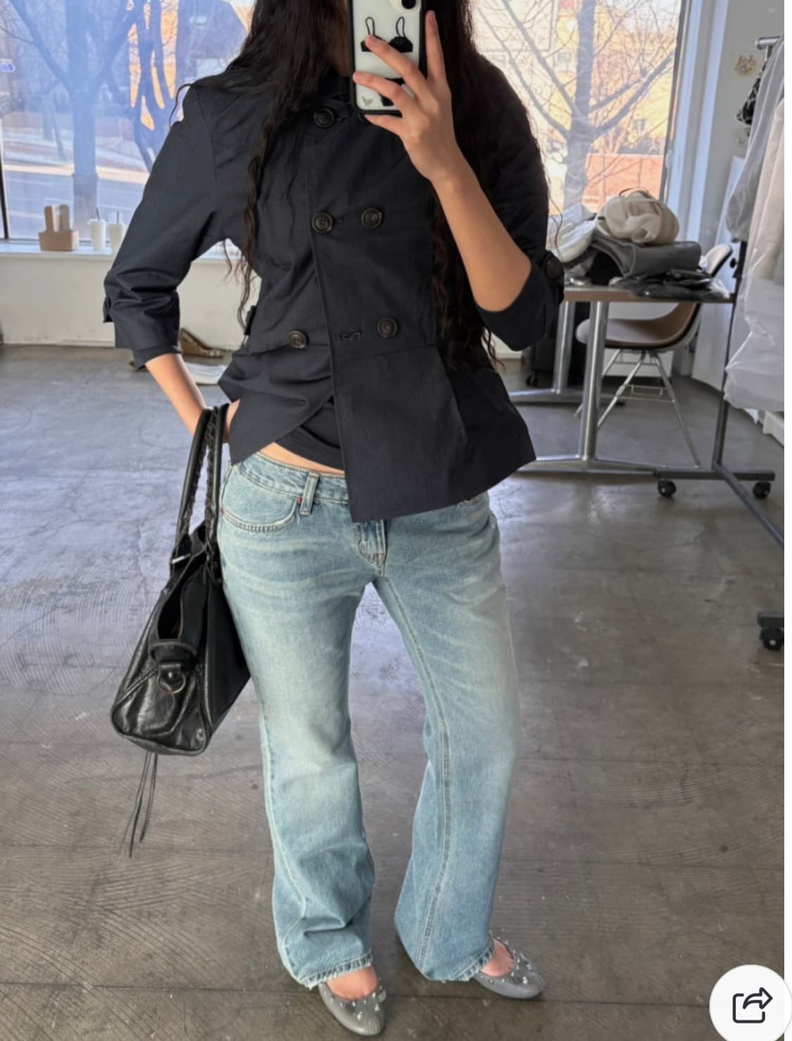 띵즈앤스터프 칠부 트렌치 자켓 상품이미지5