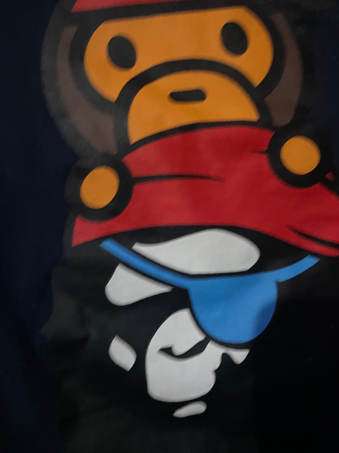 베이프 파일럿 컬렉션 해적 마일로 티셔츠 XL  상품이미지9