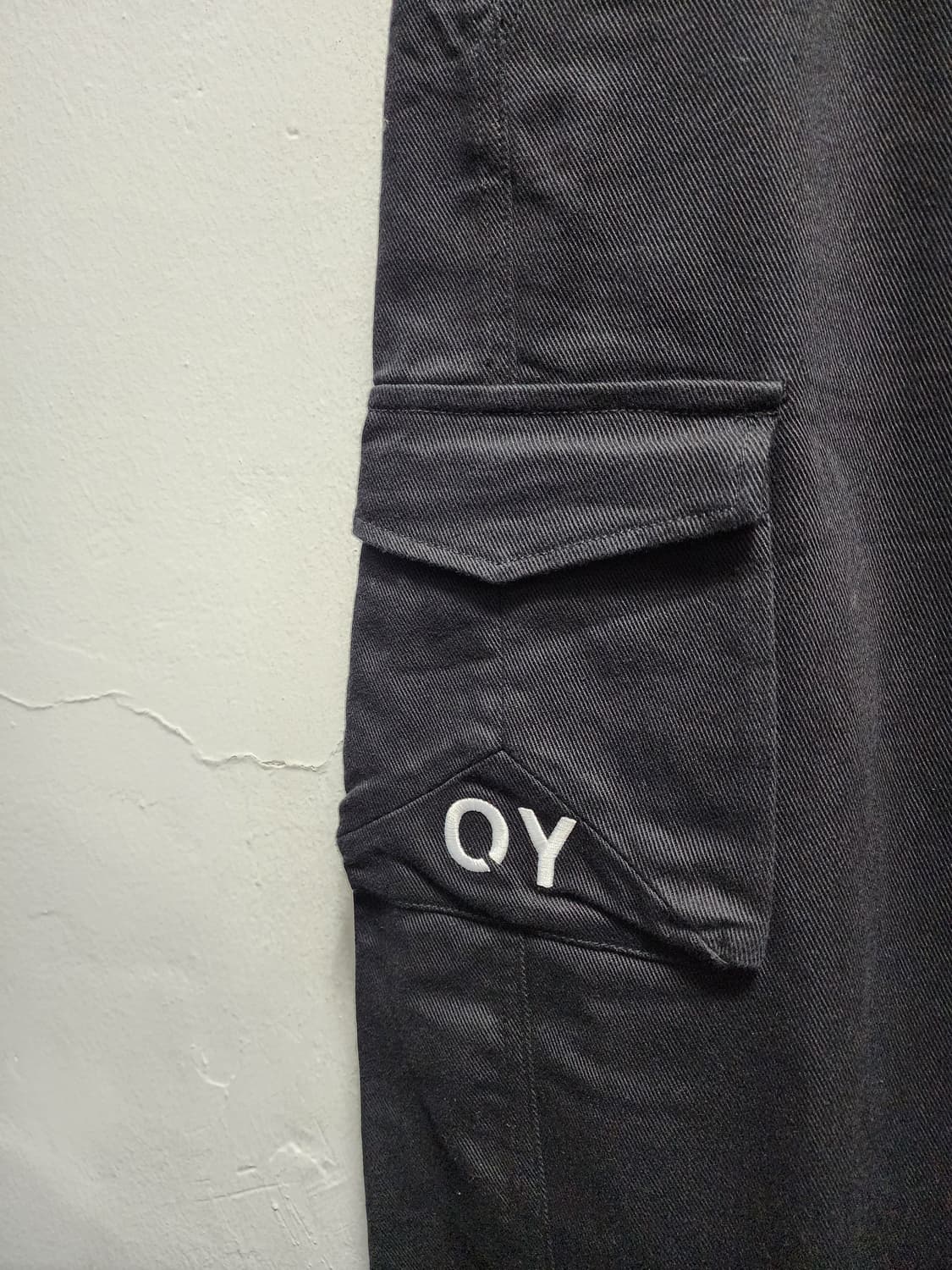 OY 블랙 와이드 카고팬츠 상품이미지3