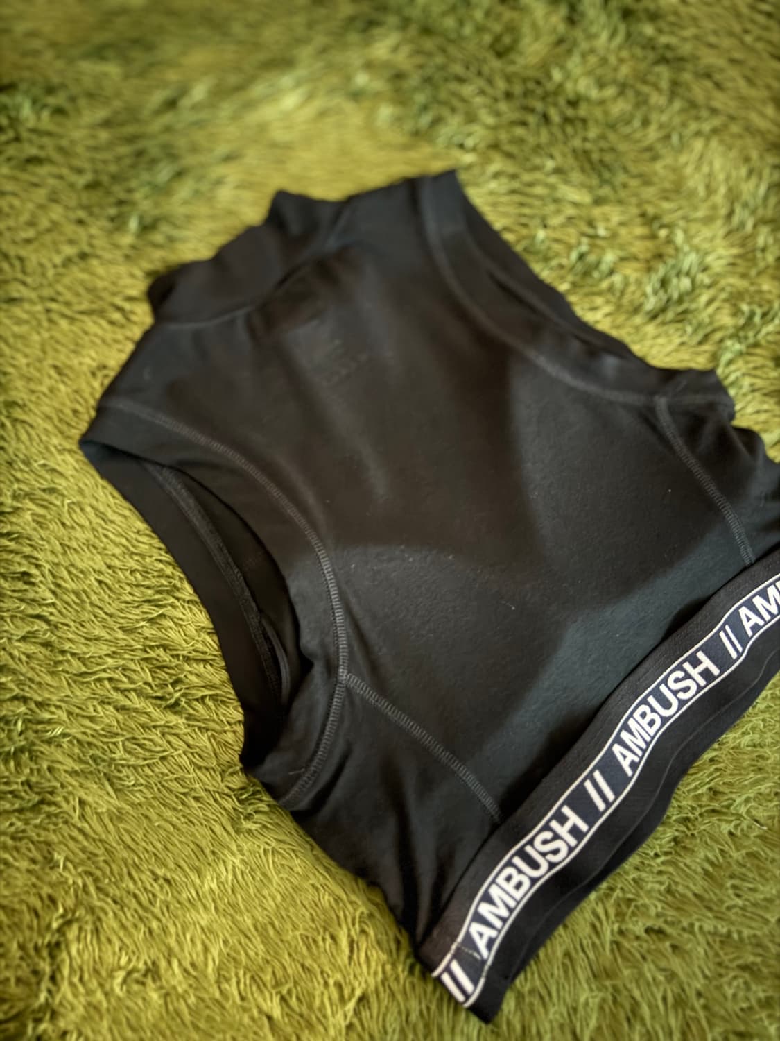 [1] AMBUSH 엠부쉬 MADE IN JAPAN 슬리브리스 크롭 탑 상품이미지6