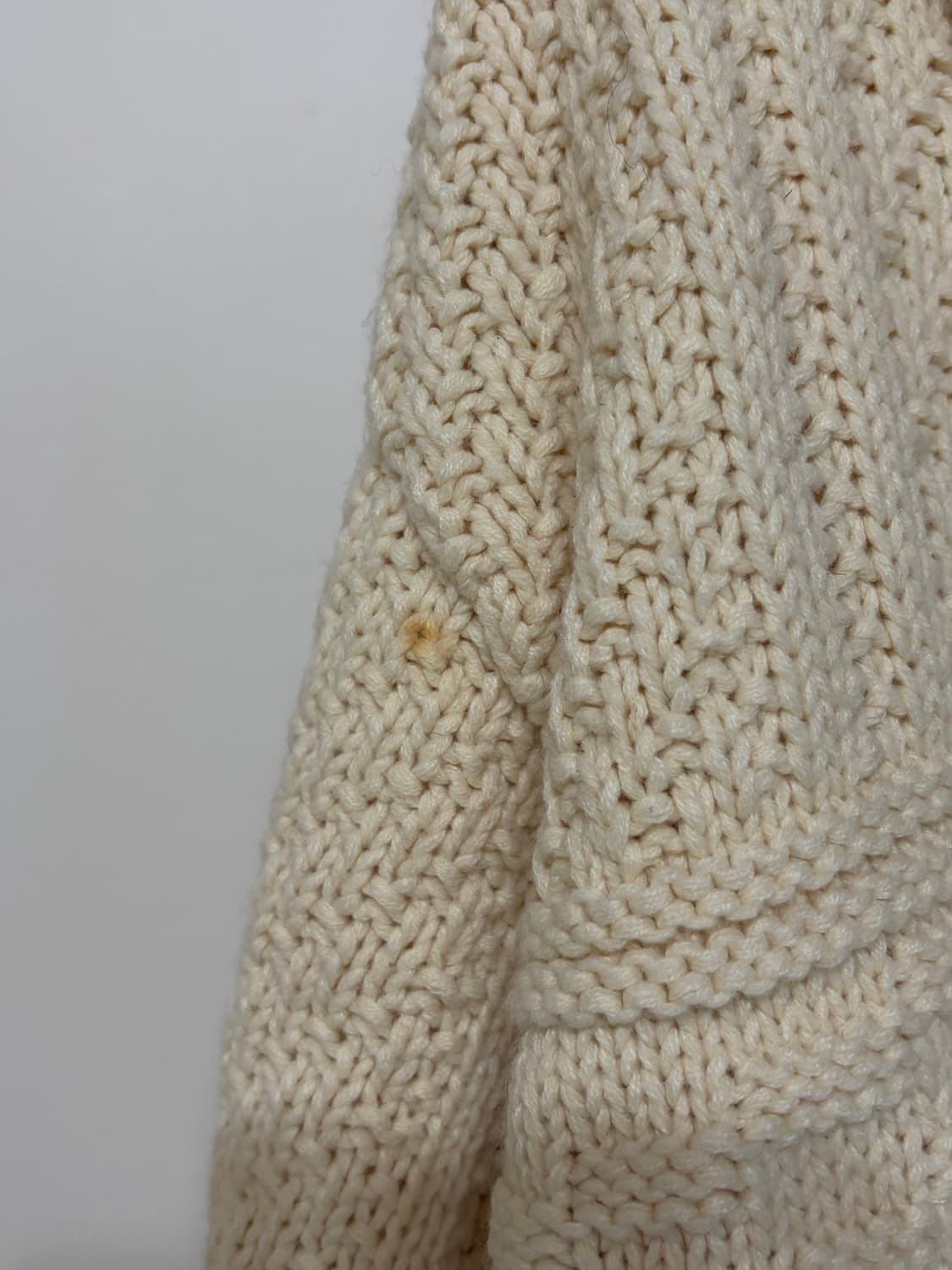 아이보리 니트 후드 가디건 상품이미지4