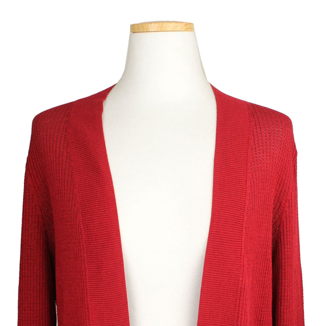 탈보츠 빈티지레드 숄카라 니트 가디건 P/L 상품이미지5