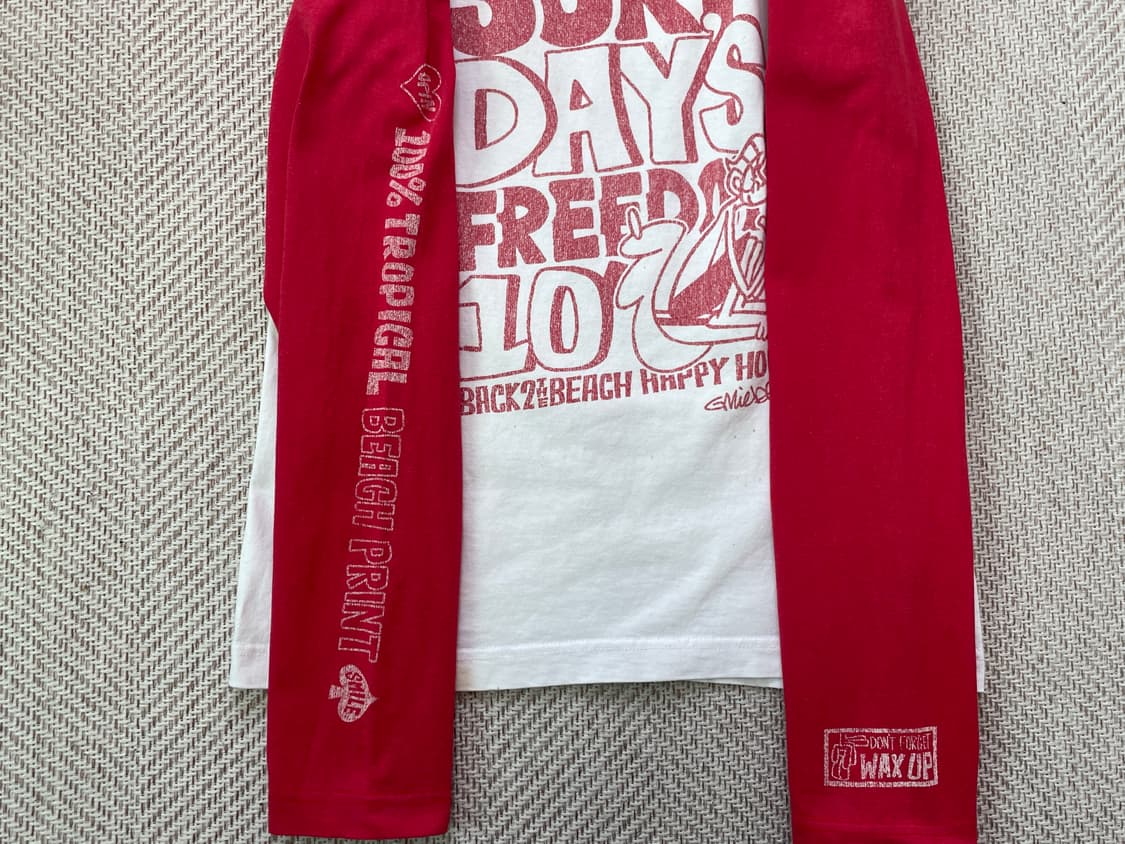 빈티지 Surf 10 back the 긴팔티셔츠  상품이미지4