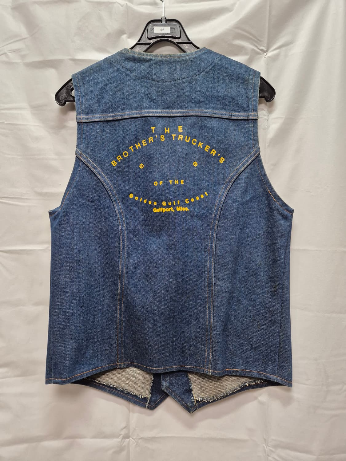 랭글러 usa 빈티지 데님 베스트 상품이미지4