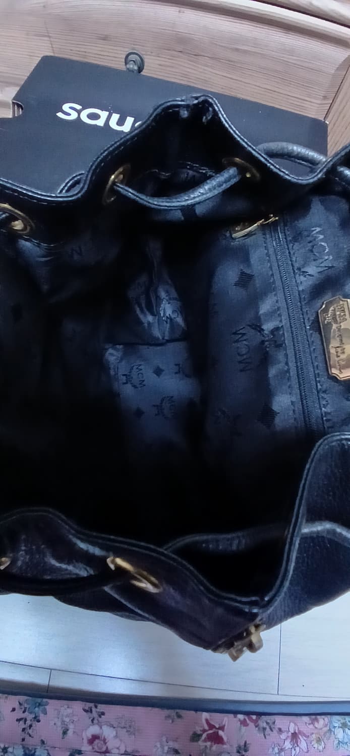 MCM 블랙 가죽 백팩  상품이미지8