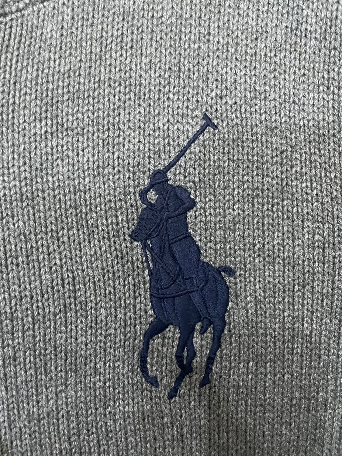 폴로 빅포니 코튼 집업 자켓 그레이 상품이미지5