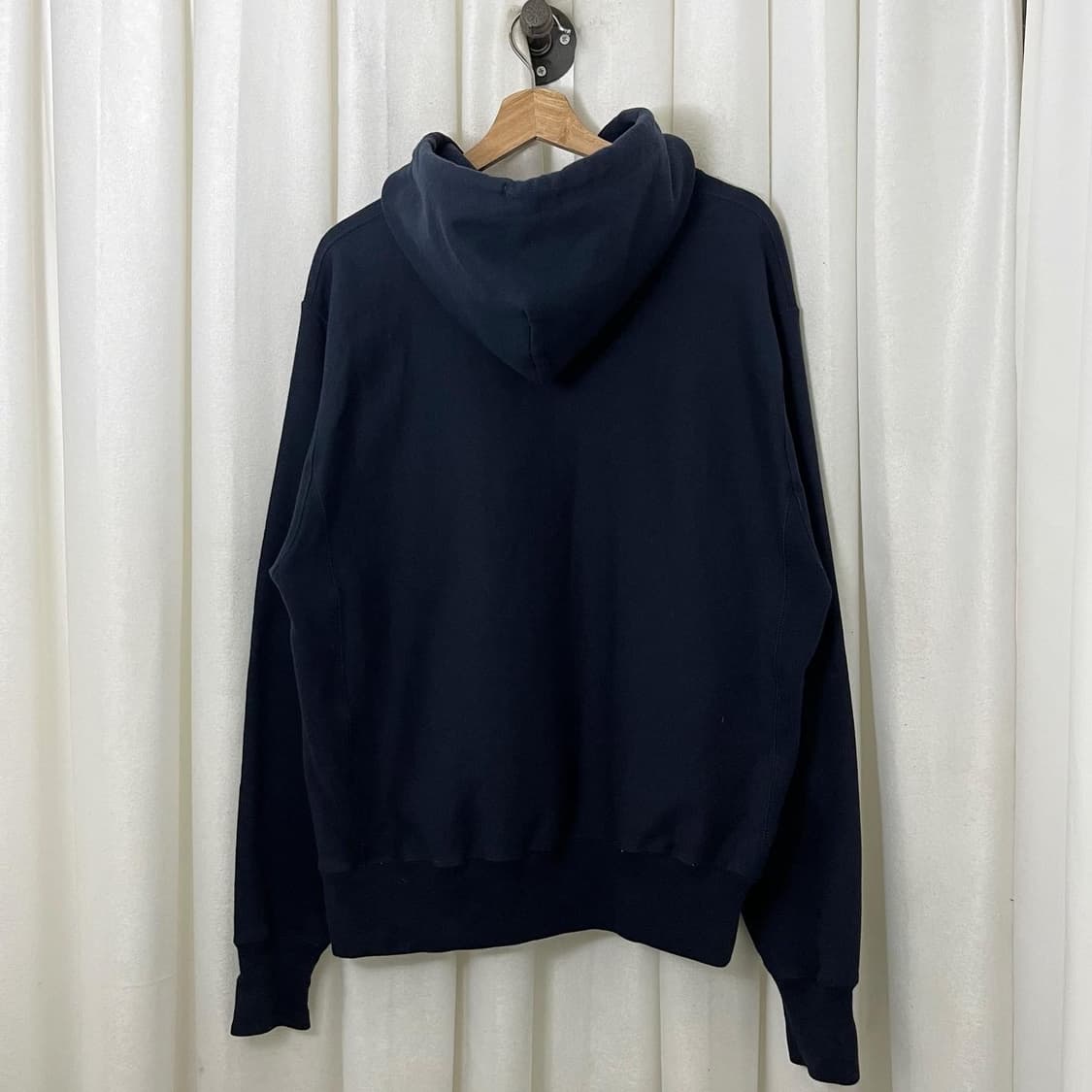 챔피온 네이비 자수로고 후드티 상품이미지6