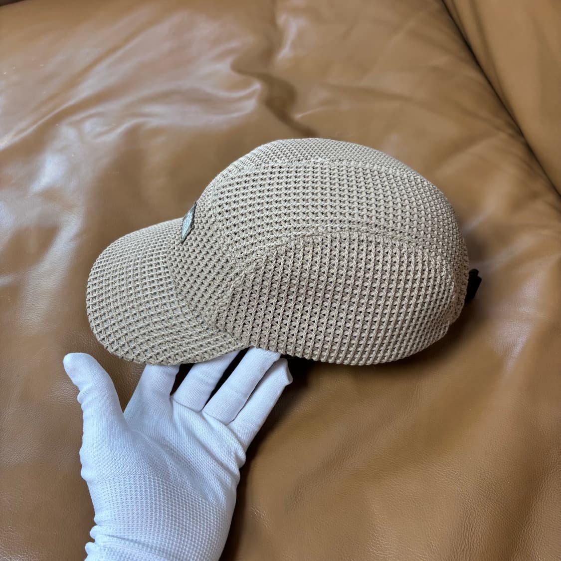 나나미카 노스페이스 퍼플라벨 캠프캡 모자 스트링 메쉬 탄 상품이미지4