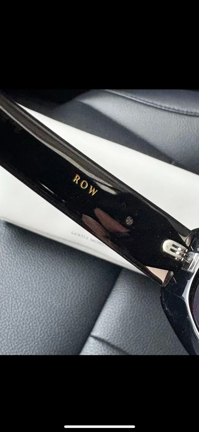 젠틀몬스터 row 블랙 선글라스 상품이미지3