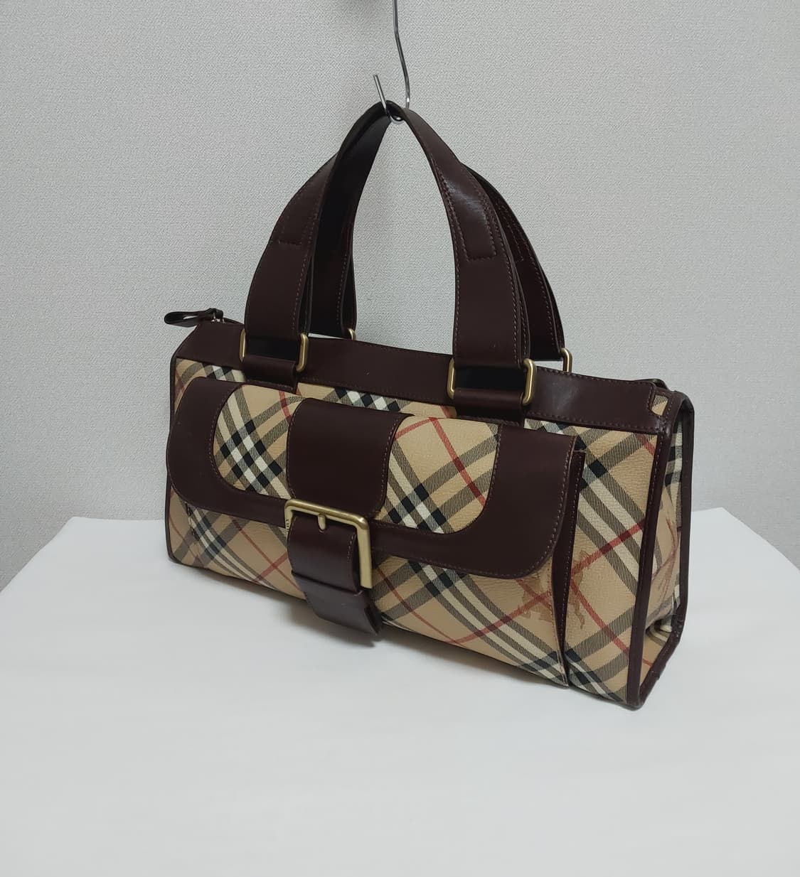 버버리 헤이마켓 체크 포켓 토트백 (정품) 상품이미지5