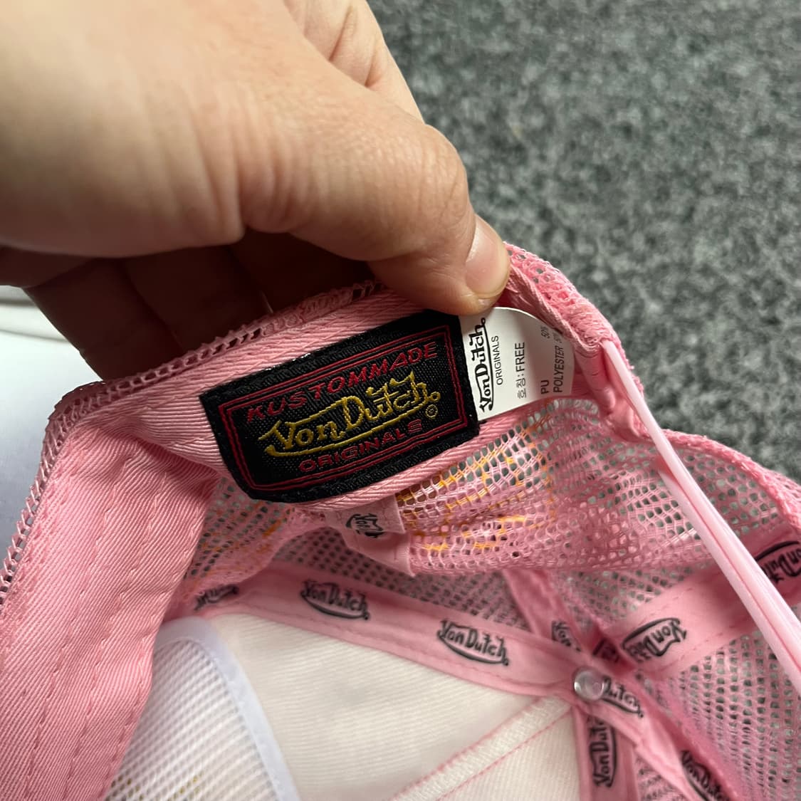 본더치 y2k 볼캡 모자 새상품 상품이미지8