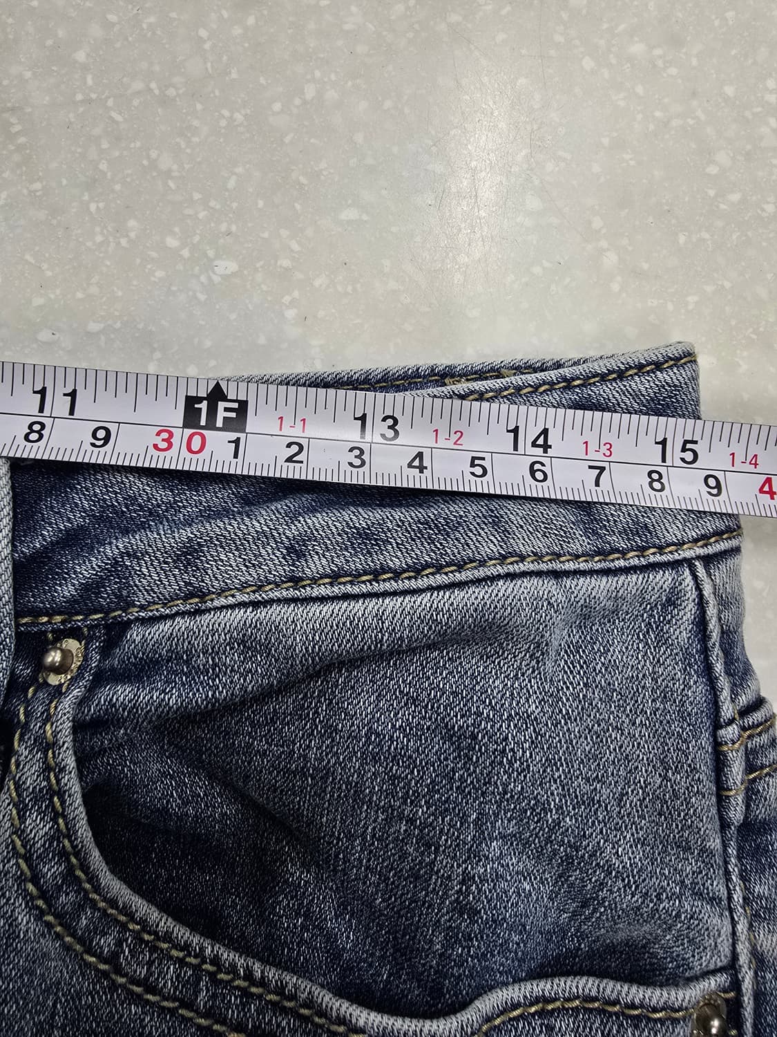 게스 부츠컷 데님 청바지 상품이미지7