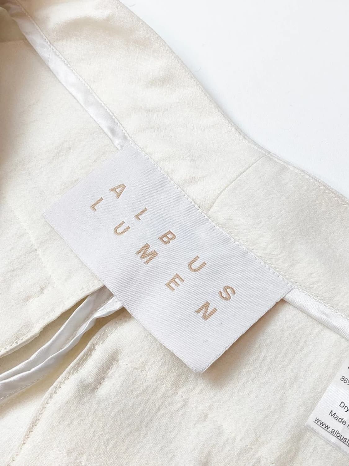 알버스루멘 ALBUS LUMEN 메리노울 실크 팬츠 PN5027 상품이미지7