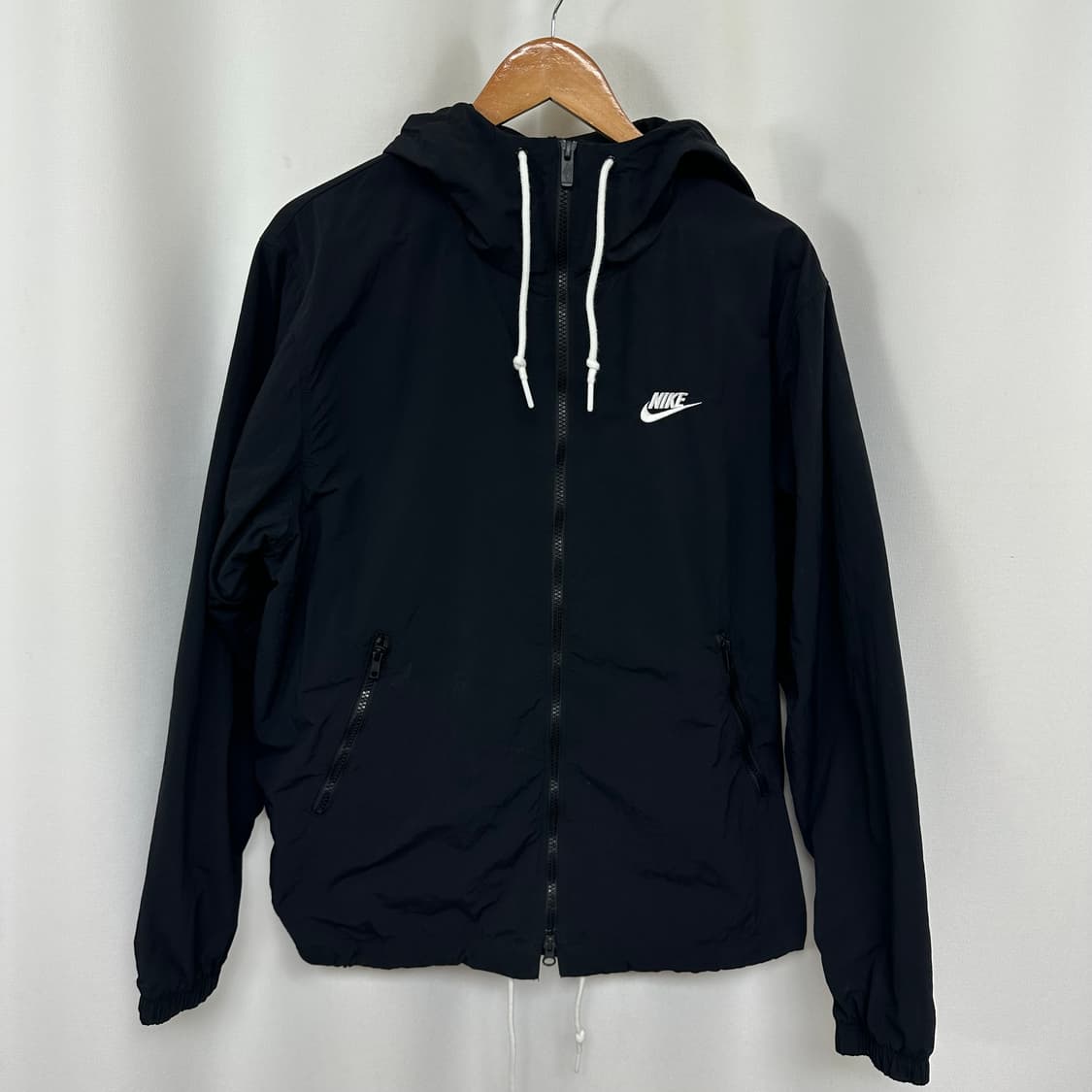 나이키 남자 나일론 후드 자켓 검정 L 100 상품이미지1