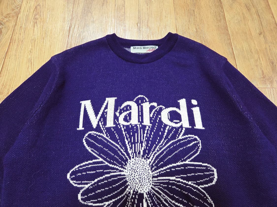 마르디메크르디(Mardi Mercredi) 플라워니트 55-66 새상품 상품이미지7