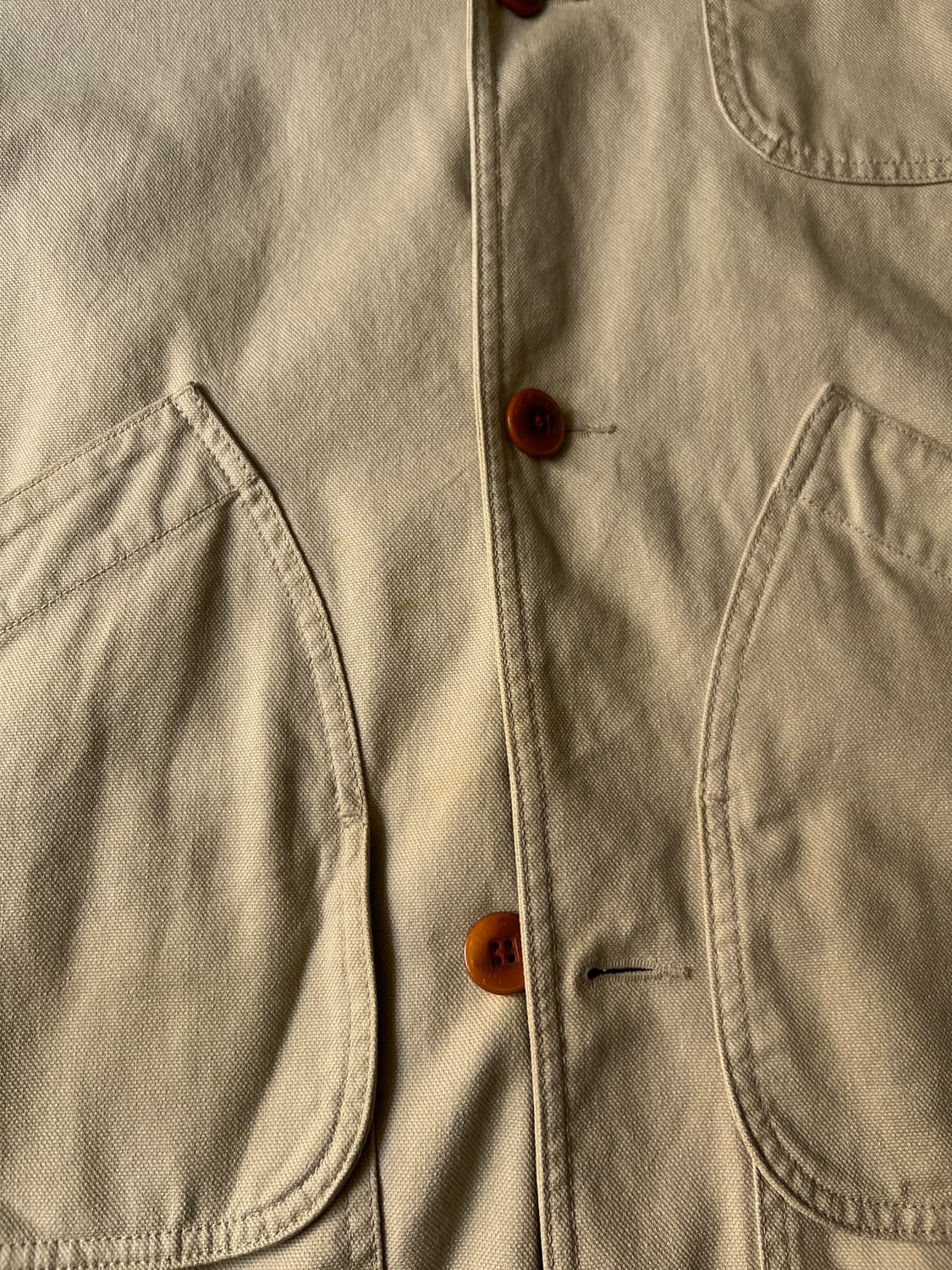 [L]L.L.Bean USA 엘엘빈 타탄체크 라이닝 아이보리 헌팅 자켓 상품이미지4