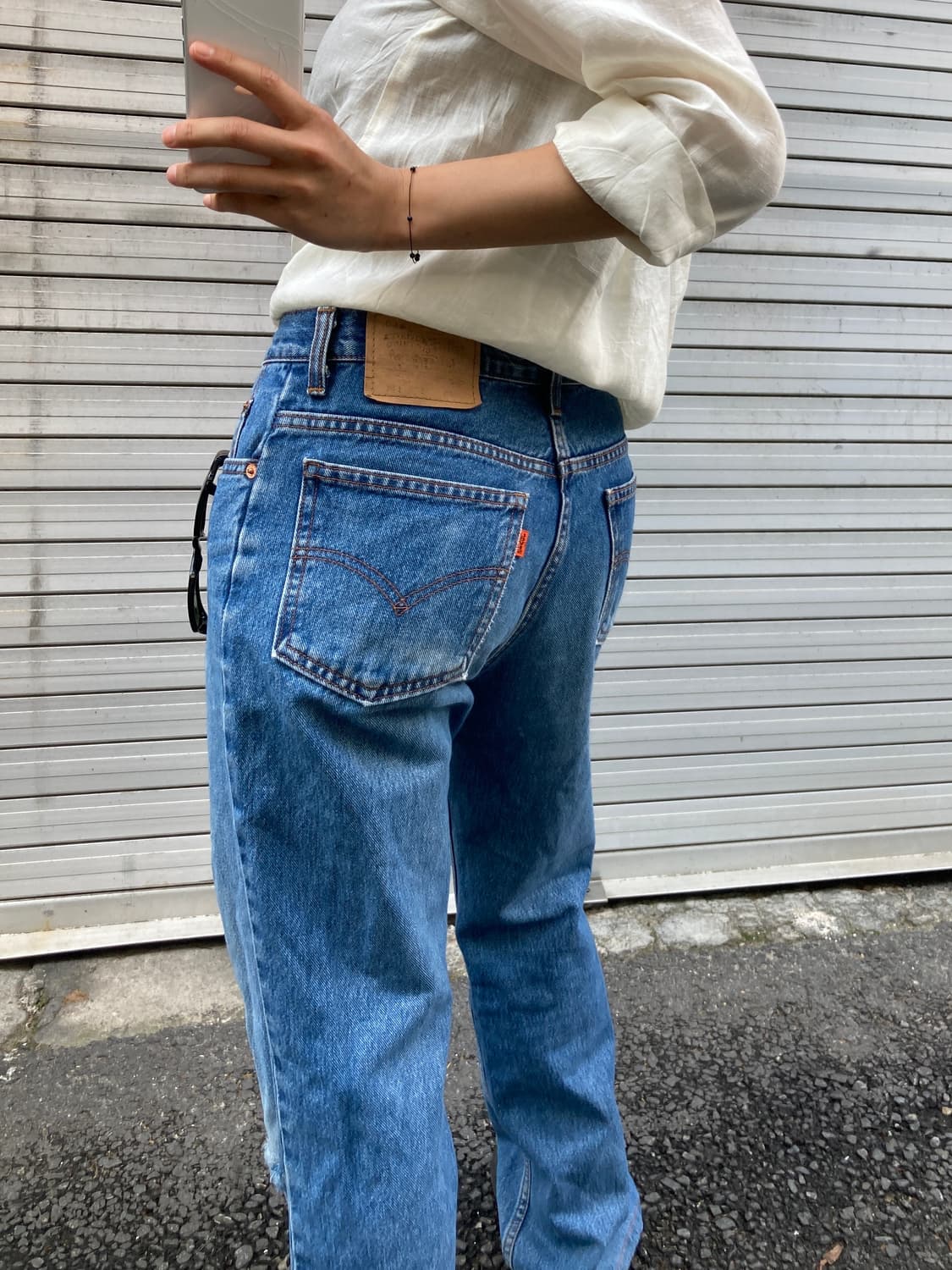 Levi’s 오렌지탭 데미지 워싱 팬츠 상품이미지1