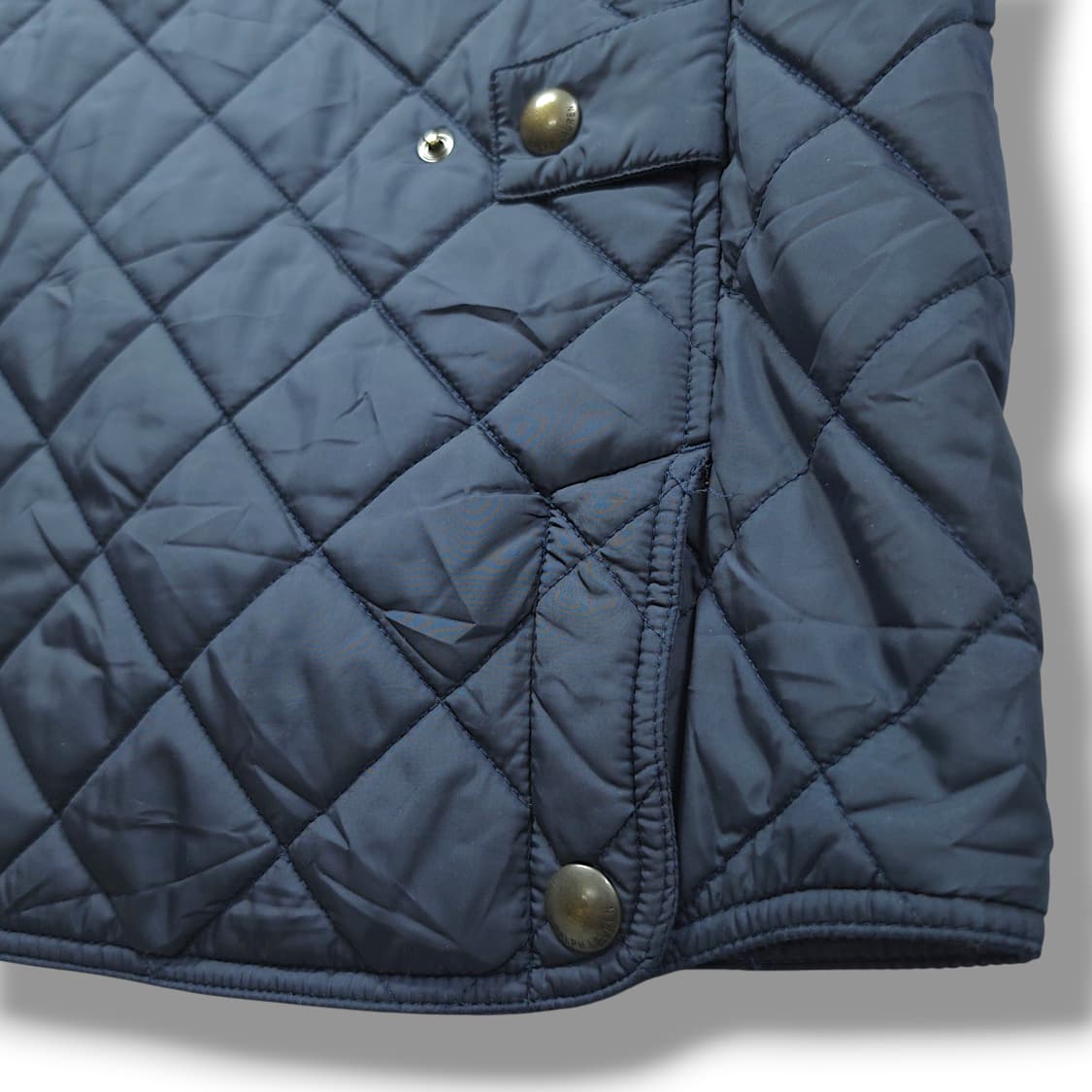 [XL] 폴로 네이비 퀼팅 코듀로이 베스트 경량 조끼 상품이미지7