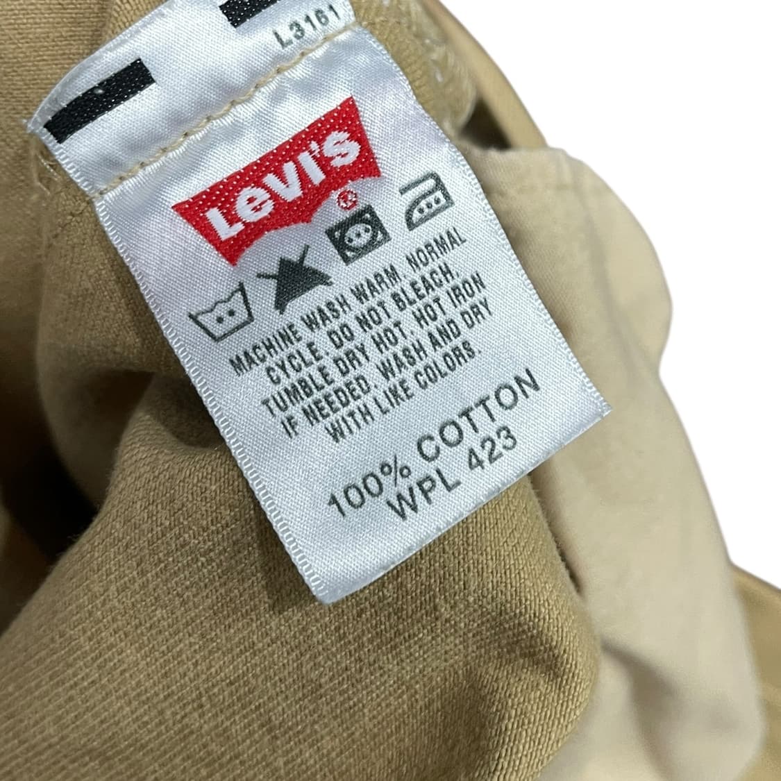 00s 리바이스 501 베이지 데님 상품이미지5