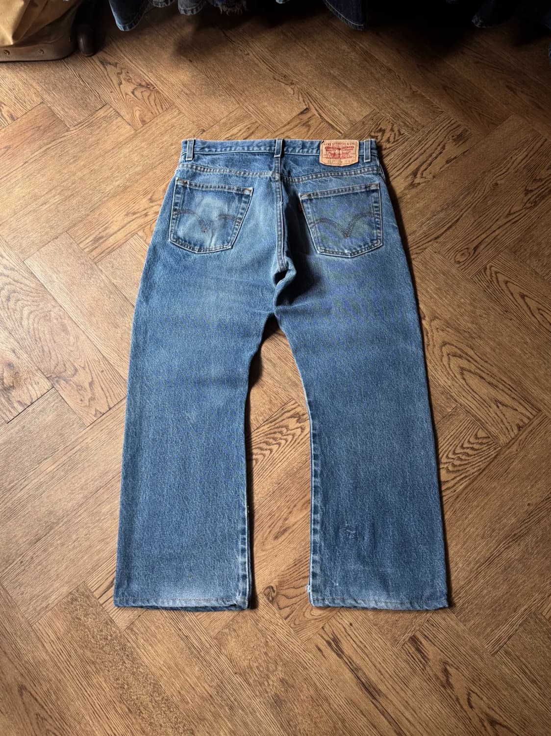 [31]00's 리바이스 517 멕시코제 빈티지 페이딩 플레어진 F40 상품이미지1