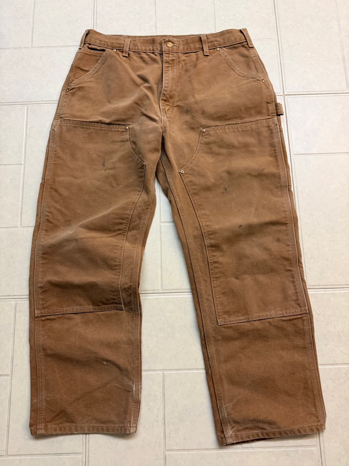 칼하트 더블니 브라운 36x30 상품이미지1