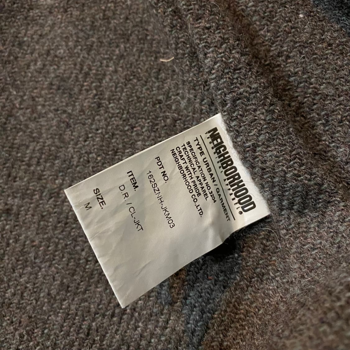 네이버후드 브라운 가죽 자켓 M 상품이미지6