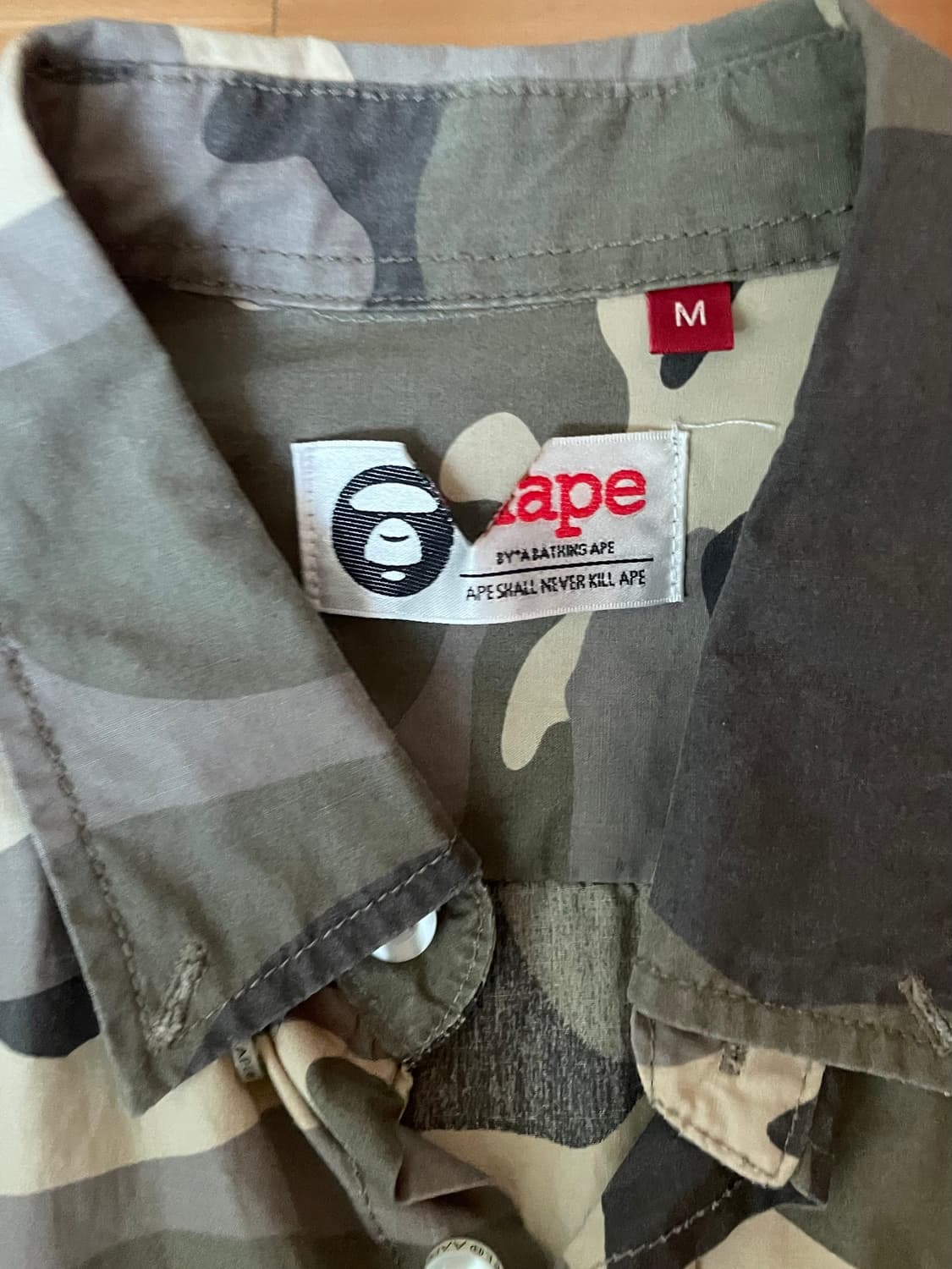 에이프 카모셔츠 상품이미지3