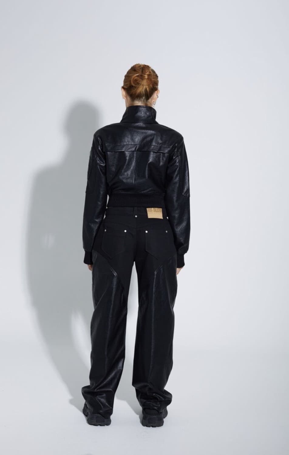 카시코 레더 바이커 재킷 상품이미지2