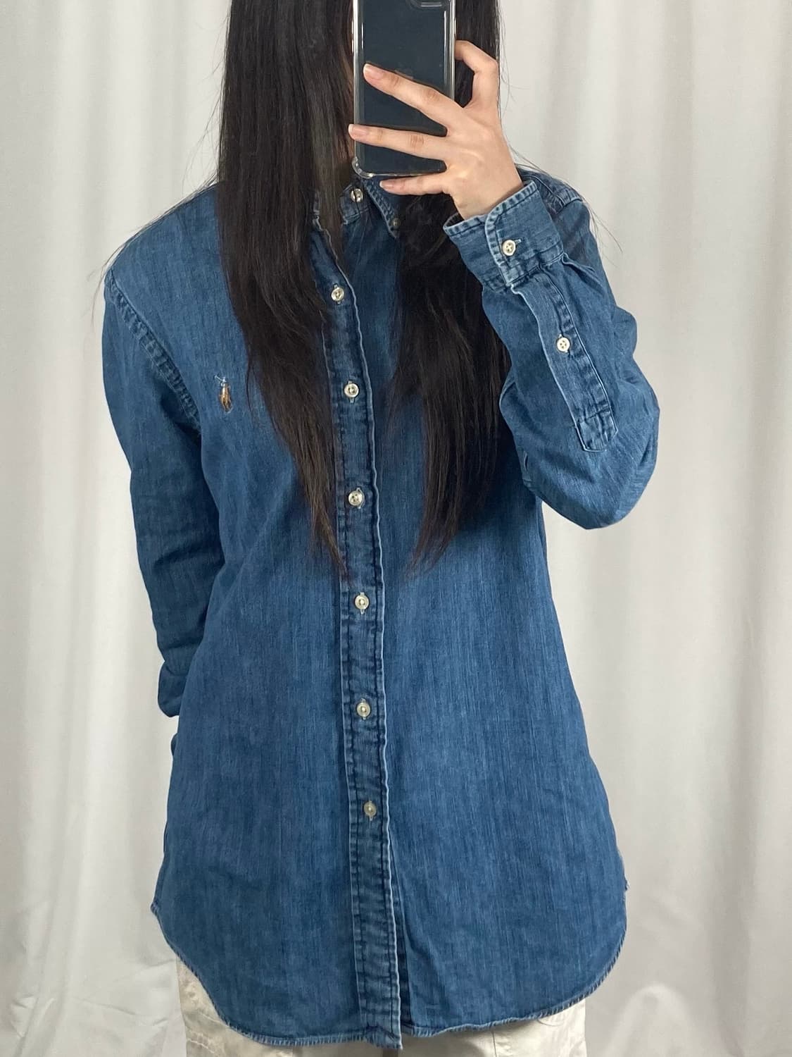 폴로 샴브레이 셔츠 상품이미지2