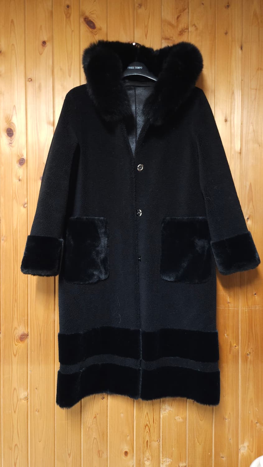 라벨르 양면 폭스퍼 무스탕 S 상품이미지1