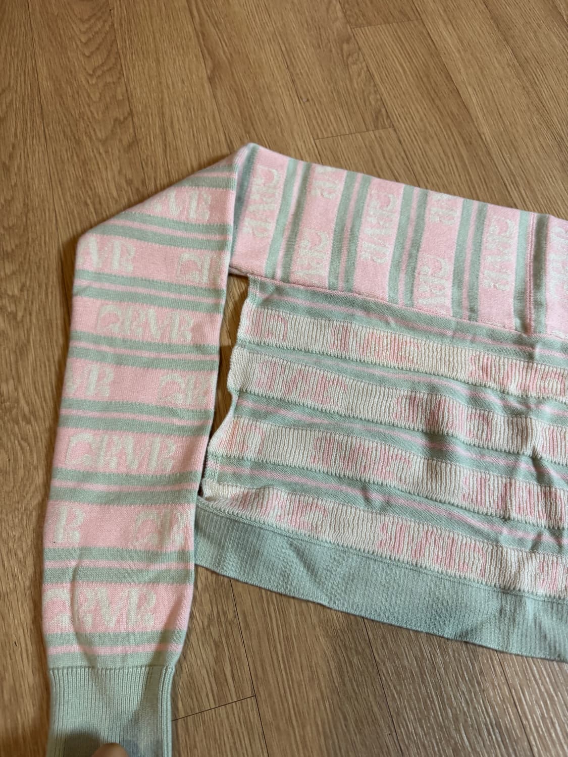 그로브 STRIPE GRVR SHAWL MUFFLER [PINK] 상품이미지5