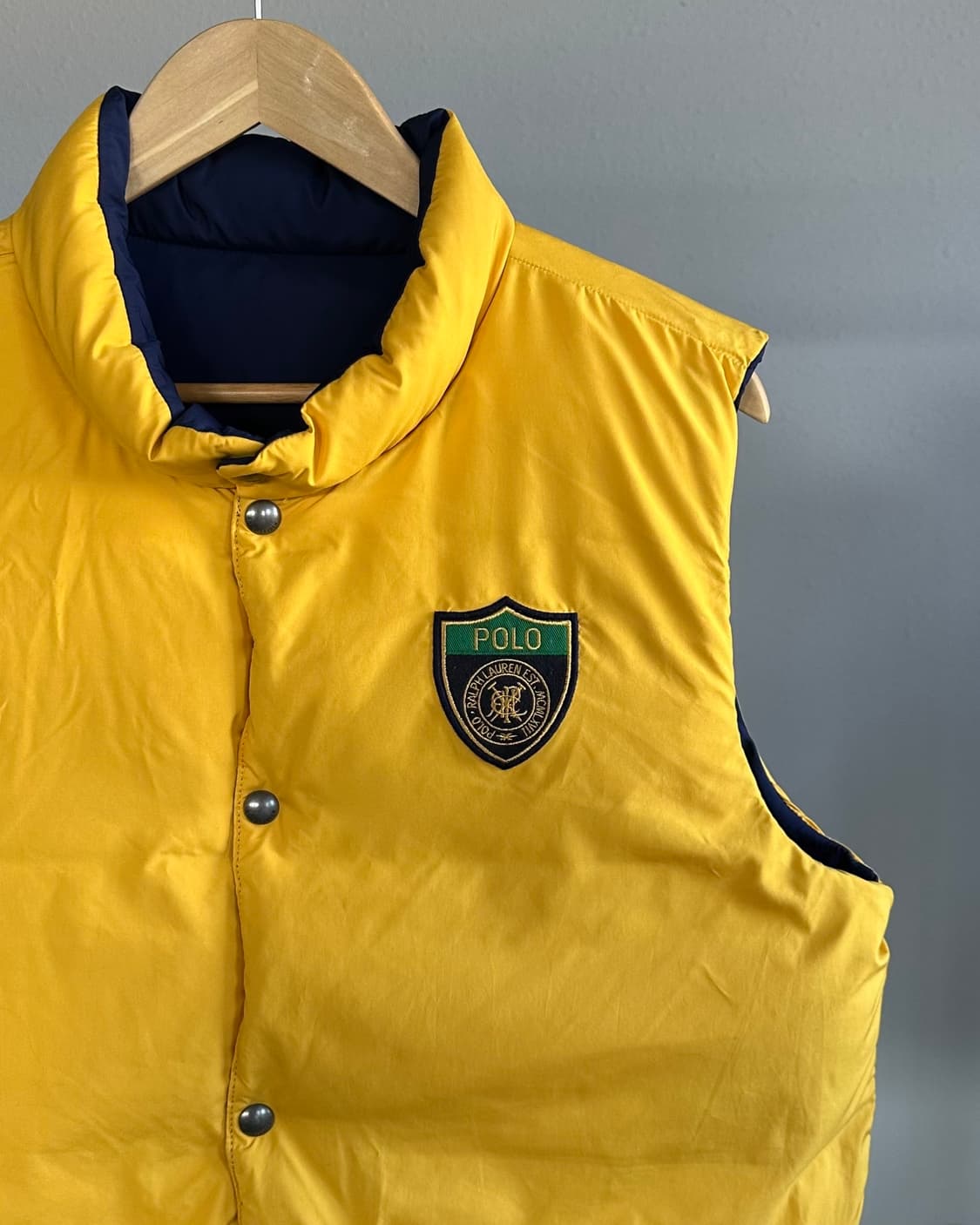 [S-M]폴로 랄프로렌 리버시블 양면 패딩 조끼 상품이미지5