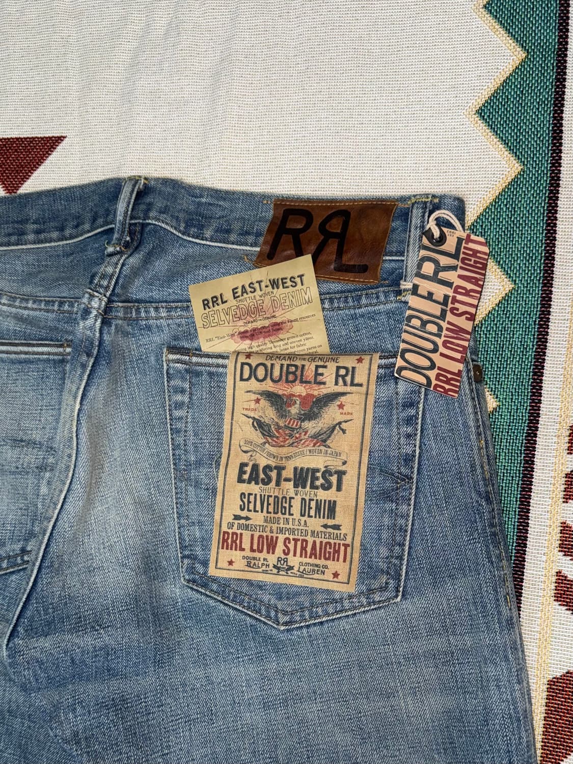 RRL 로우 스트레이트 워싱진 상품이미지7