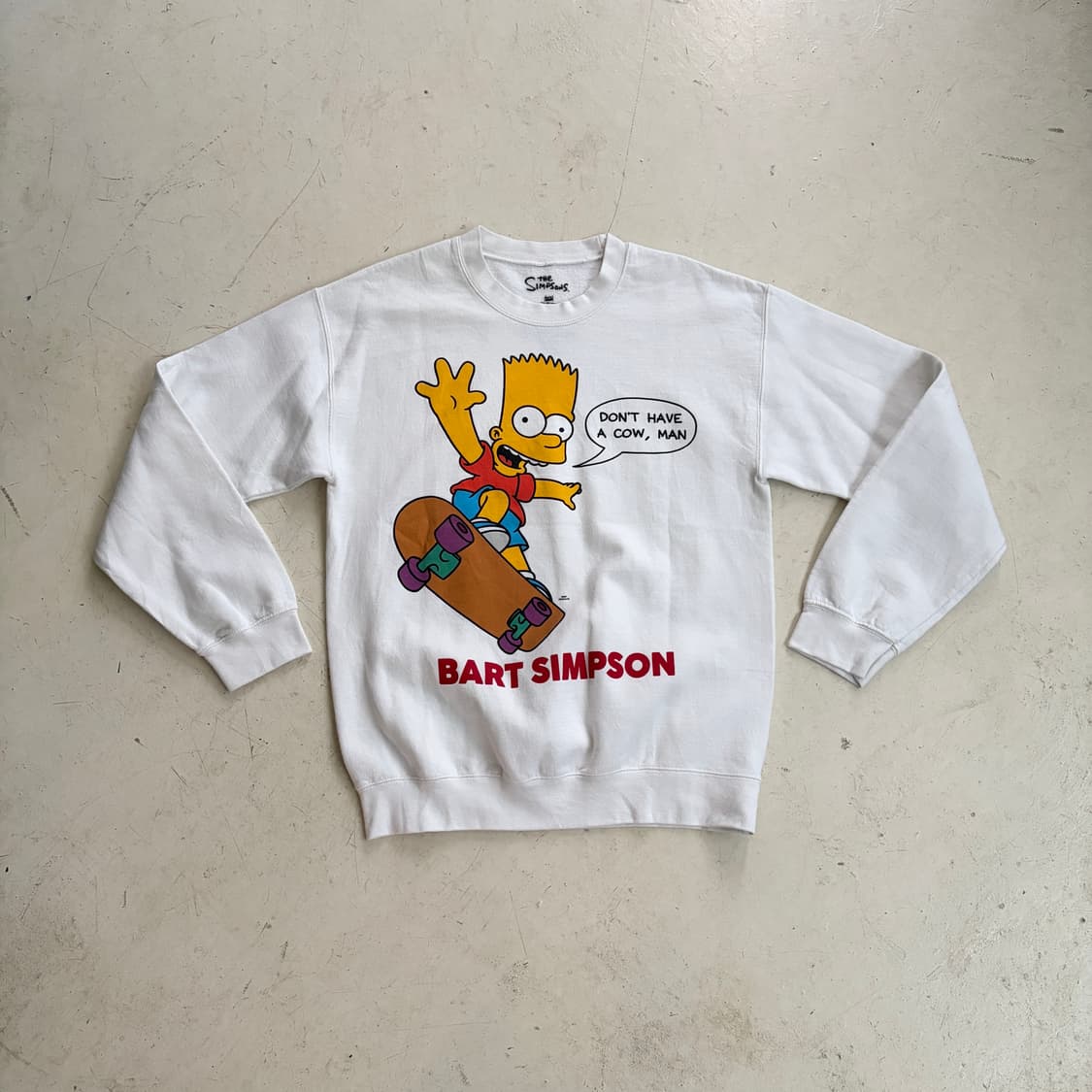 90s 심슨 오피셜 빈티지 스웻셔츠 M 상품이미지1