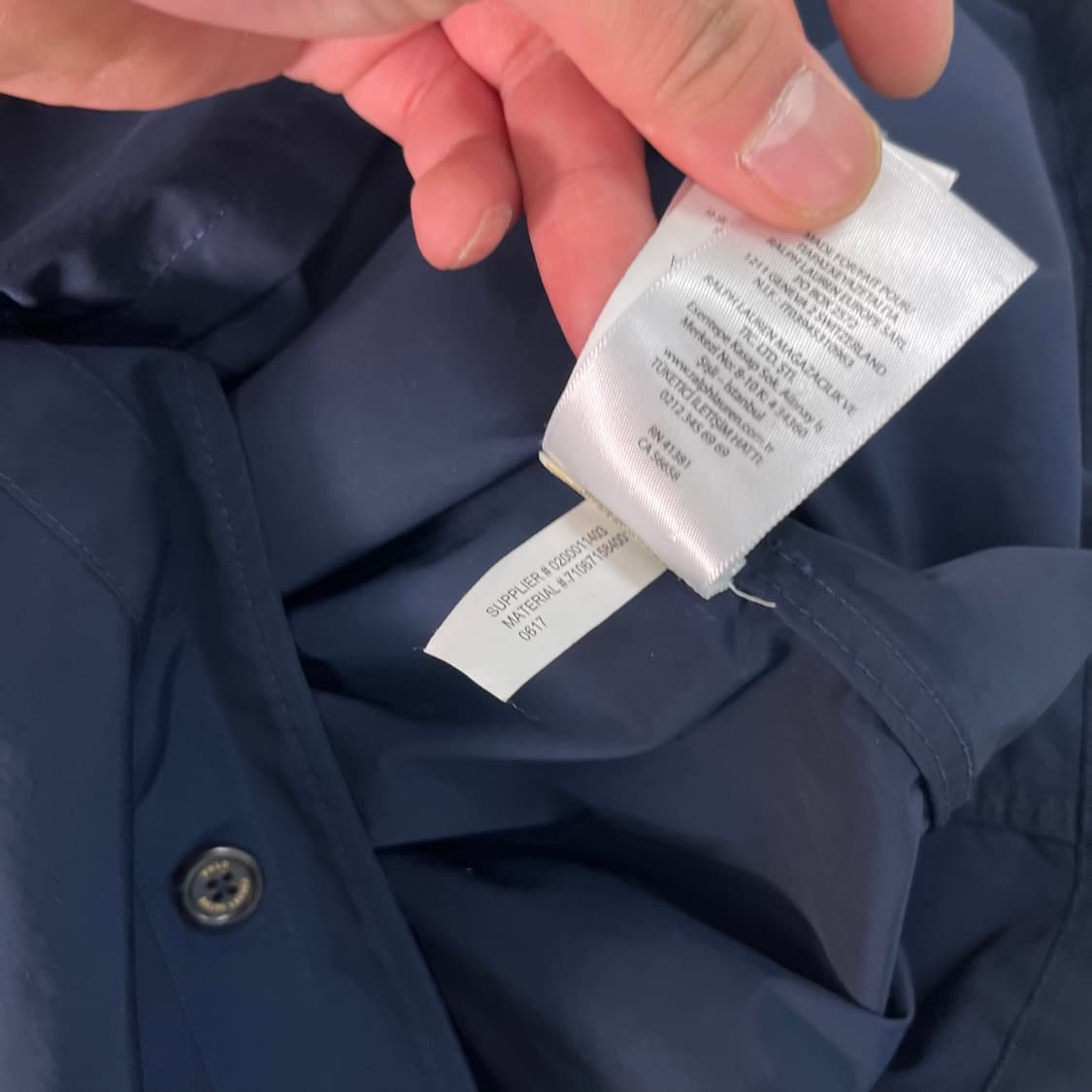 100 폴로랄프로렌 신형 발마칸 나일론 코트 상품이미지8