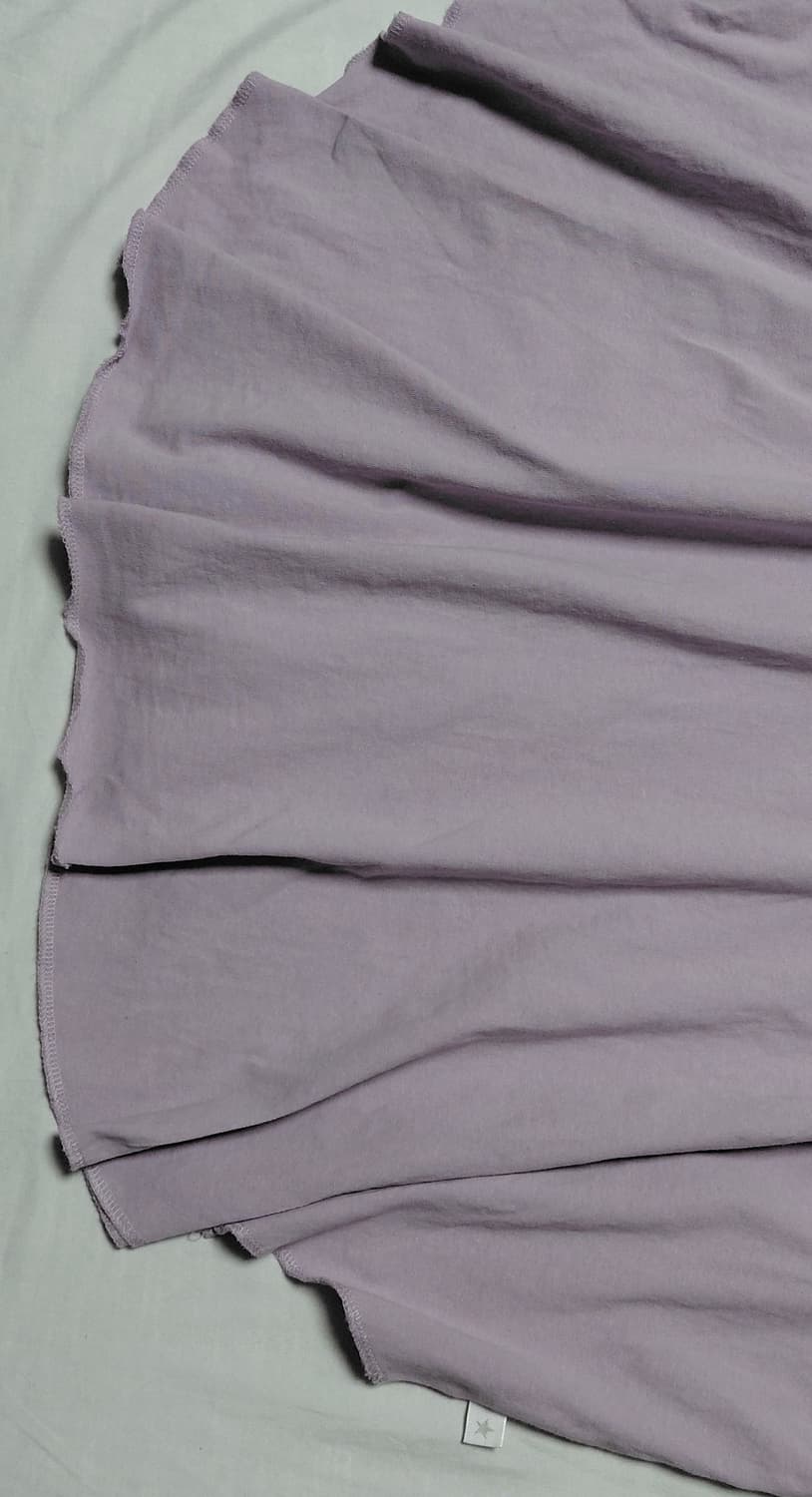 [L] 컨버스(CONVERSE) 가오리핏 티셔츠 라벤더 상품이미지5