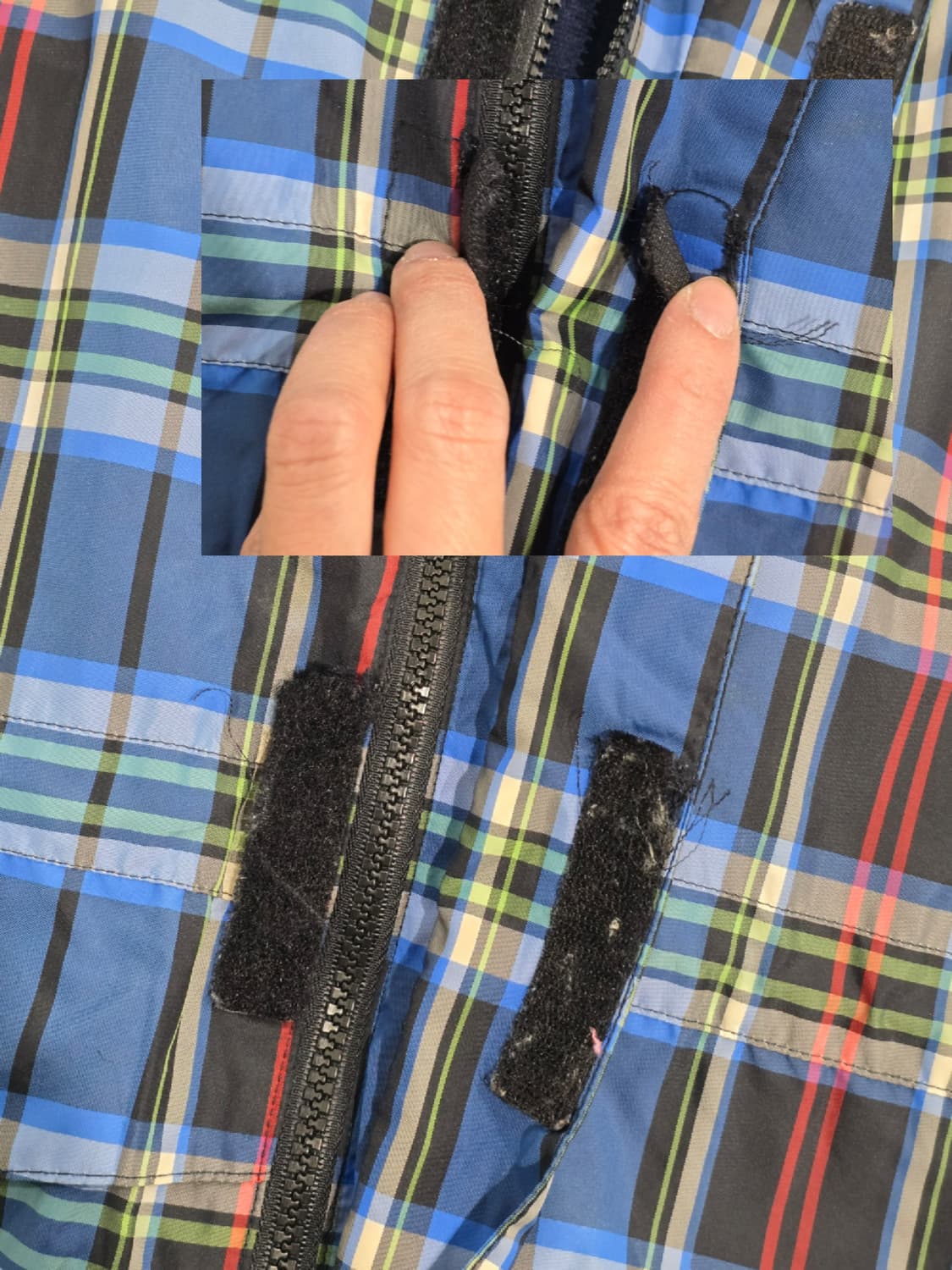 Y2K 폴로 스포츠 랄프로렌 체크 후드 자켓 95 상품이미지10