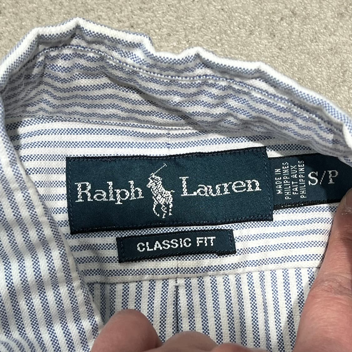 폴로 랄프로렌 스트라이프 하프셔츠 s10954 상품이미지5