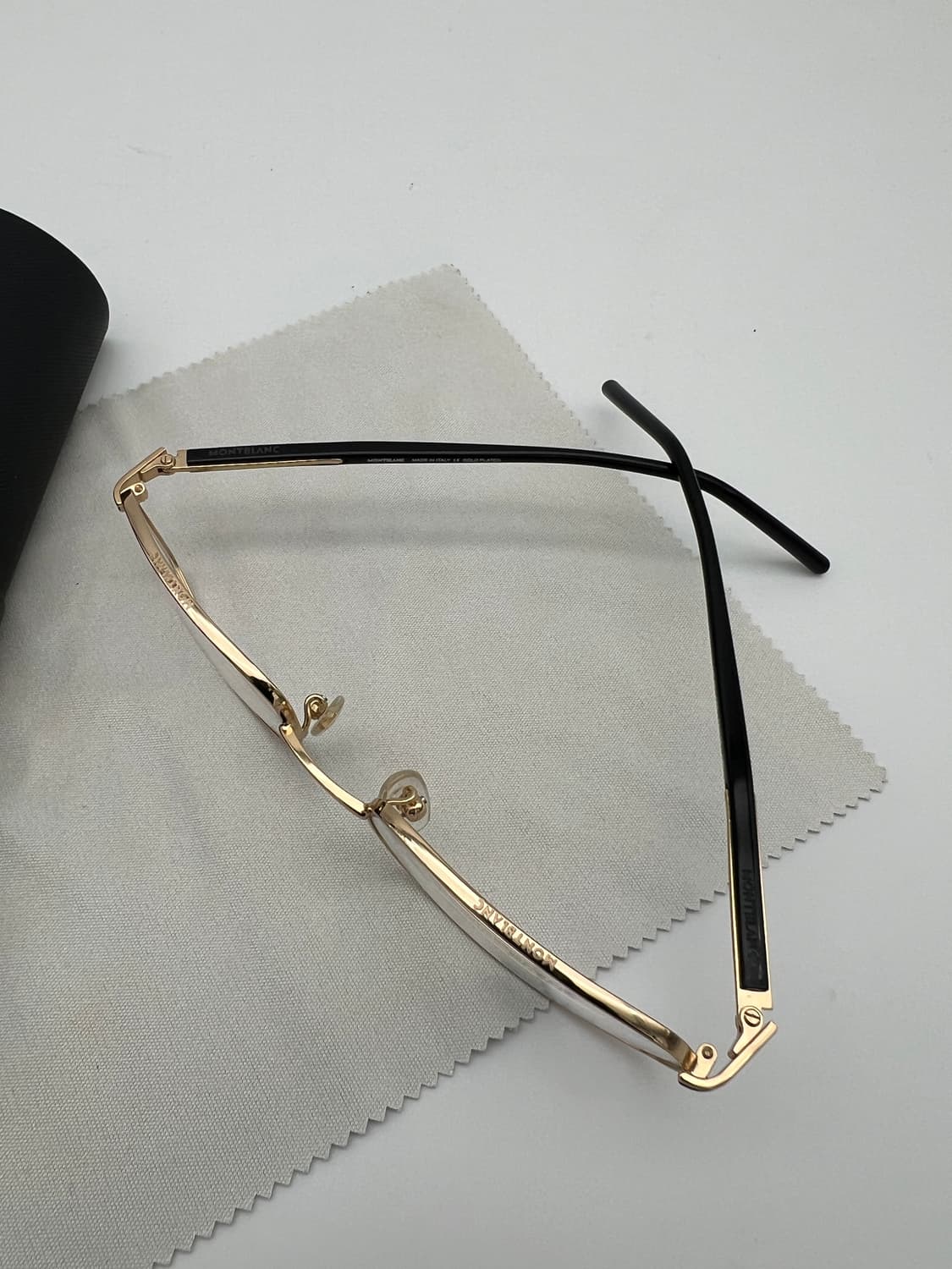 몽블랑 MONTBLANC 메탈 직사각 안경 MB 44 E69 상품이미지5