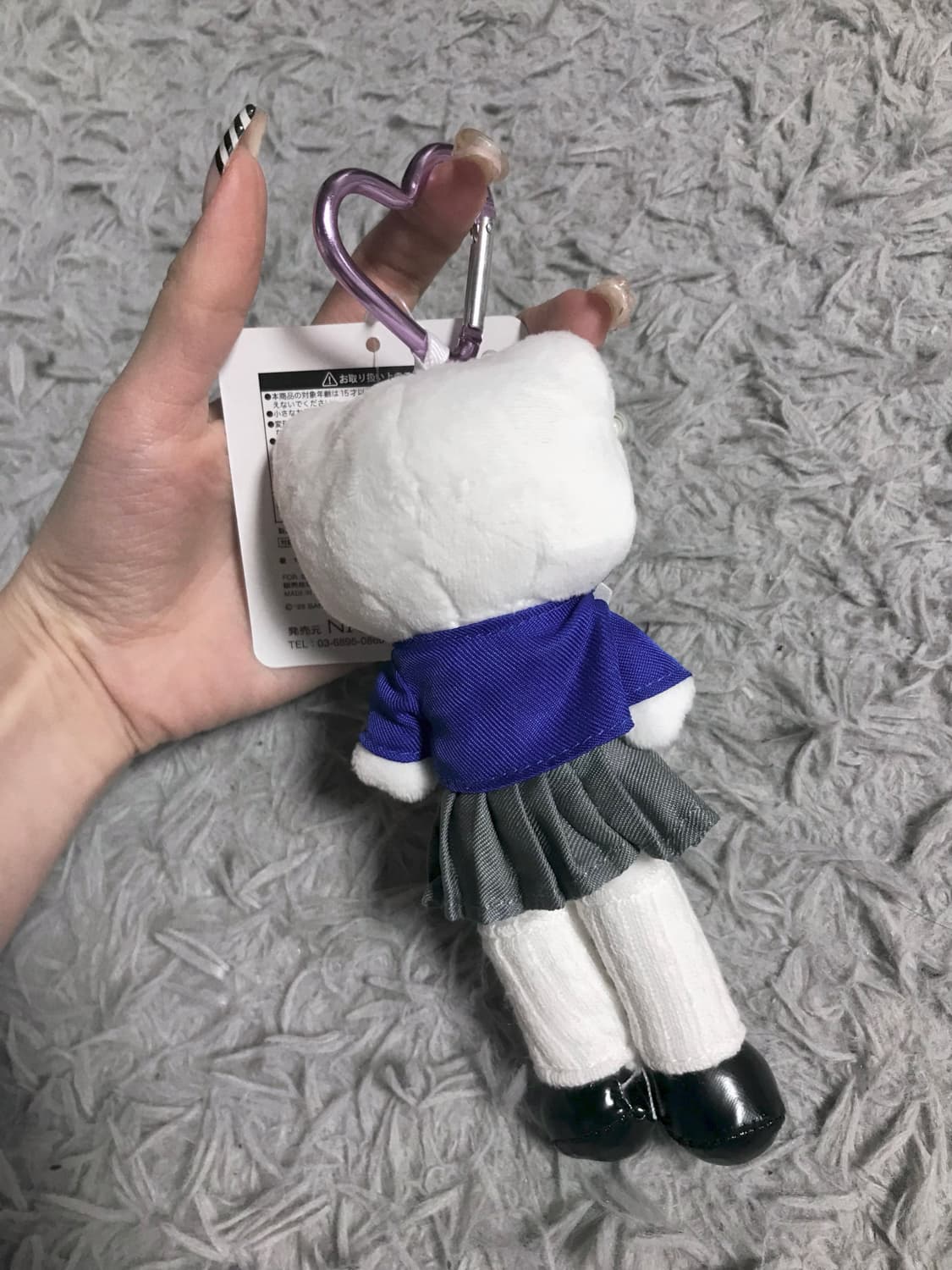 일본 산리오 정품 갸루 키티 롱다리 교복 키링 헬로키티 인형 양도 y2k 상품이미지6