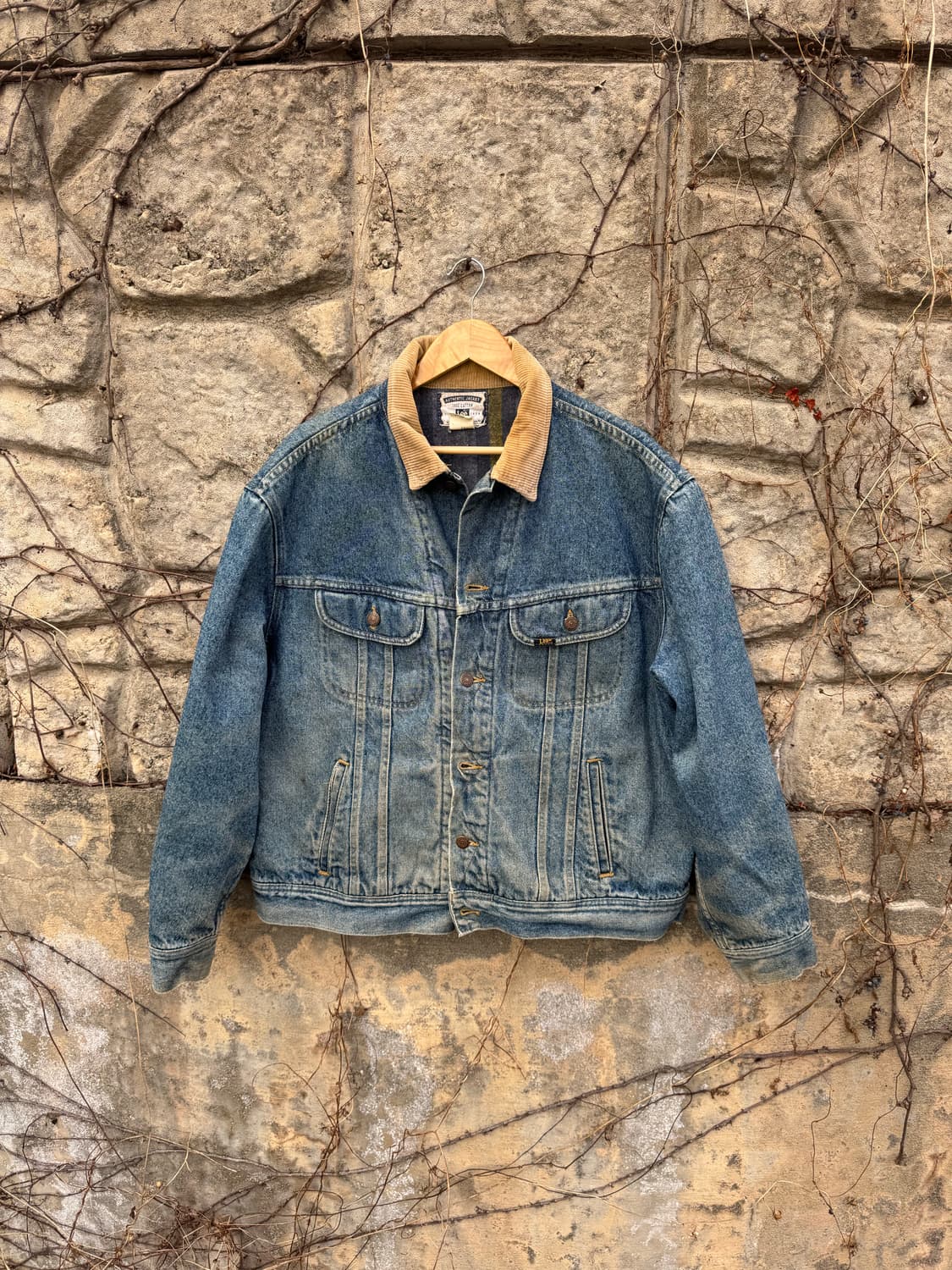 90s lee 빈티지 스톰라이더 블랭킷 안감 웨스턴 데님 자켓 상품이미지1