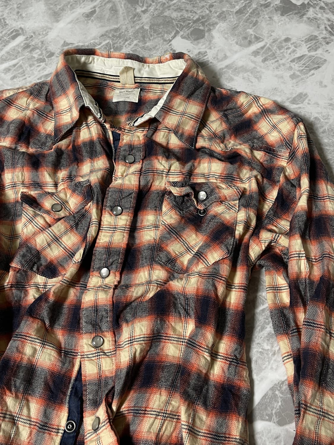 y2k punk check shirts 상품이미지2