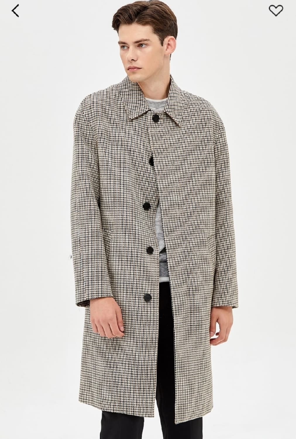 클럽모나코 체크코트 S 상품이미지1