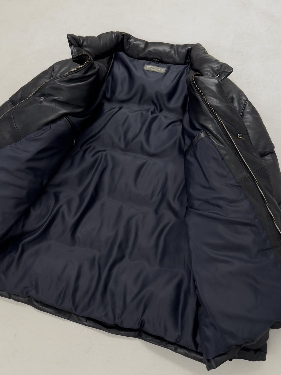 Wind Armor 레더 푸퍼 패딩 상품이미지7