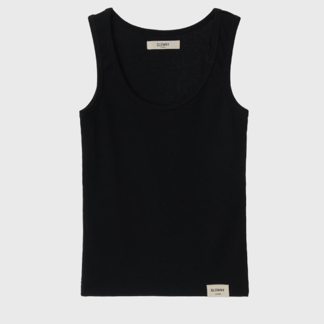 글로니 glowny g classic rib tank black m 상품이미지1