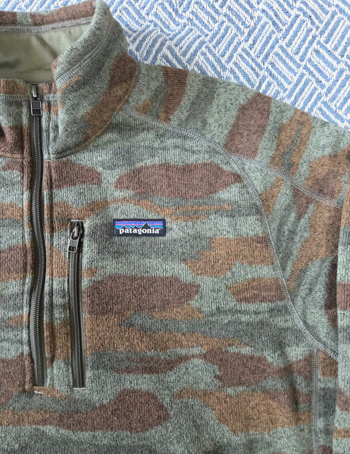 (L)파타고니아 카모 플리스 집업 자켓 신칠라 상품이미지2