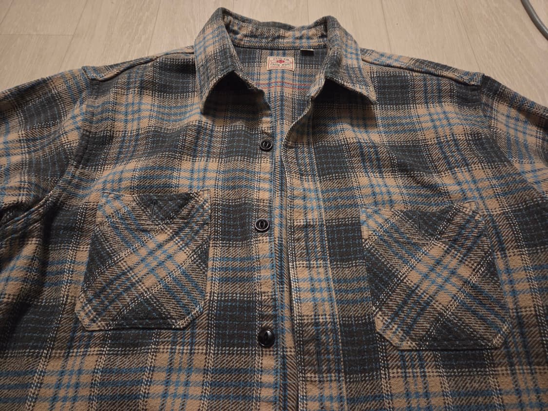 슈가케인 sugar cane 플라넬셔츠 팝니다 아메카지 워크웨어 상품이미지2