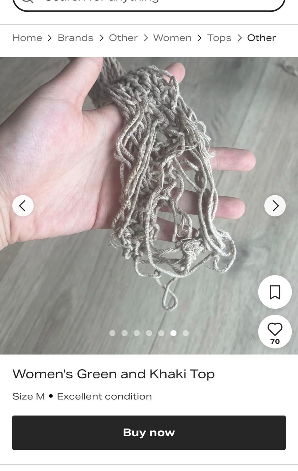 V4k 베이지 니트 M 상품이미지6